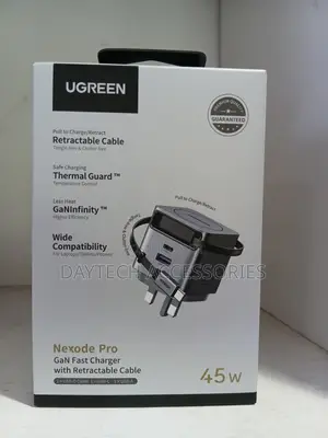 Ugreen Nexode Pro 45w Gan Fast Charger With Cable ( X614 / 65823).