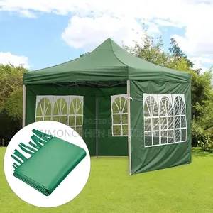 Pop Up Gazebo Canopy Tent With 3 Window Side Walls