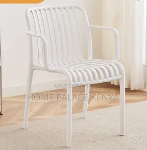 Plastic Chair: Heavy Duty Outdoor Plastic Chair With Armrests