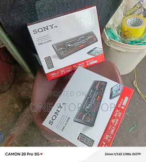 Sony Dj Bluetooth Universal Fit Dashboard Car Radio