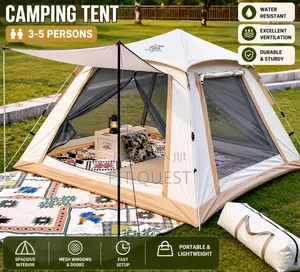 3–5 Person Camping Tent Waterproof Outdoor Portable Shelter Canopy