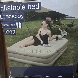 One Click Inflation Inflatable Air Bed With Built-in Pump