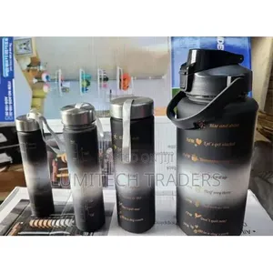 Water Bottle Set of 4 (2l, 0.9l, 0.6l, 0.3l)