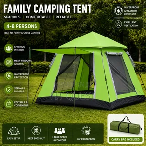 4–8 Person Waterproof Family Camping Tent Shelter