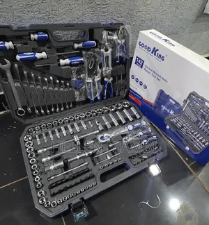 Goodking 142pcs Socket Wrench Auto Repair Toolbox