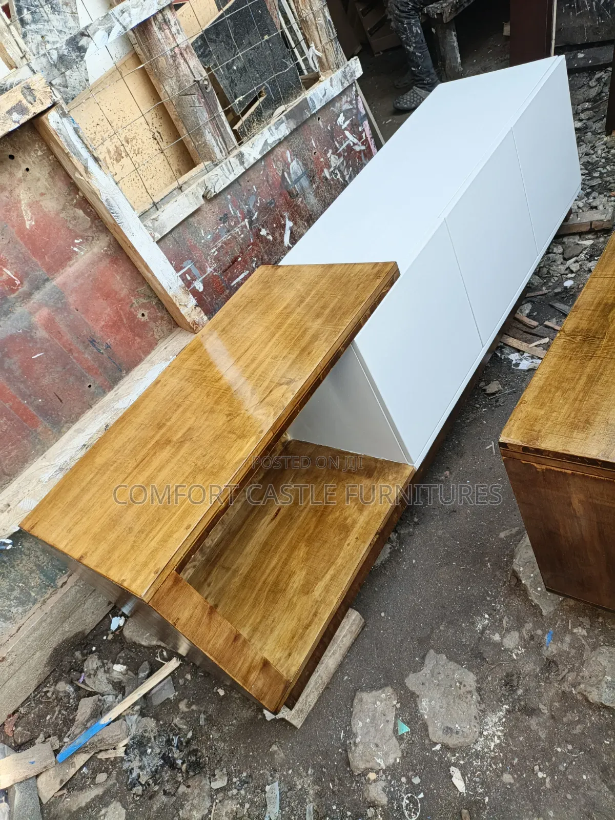 TV Stand Showcase Coffee Table Set