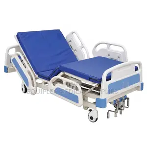 Complete Abs Three Crank Manual Hospital Bed With Mattress/ 3 Crank
