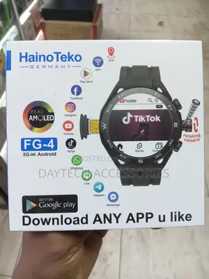 Hainoteko Fg4 Android Smart Watch for Men