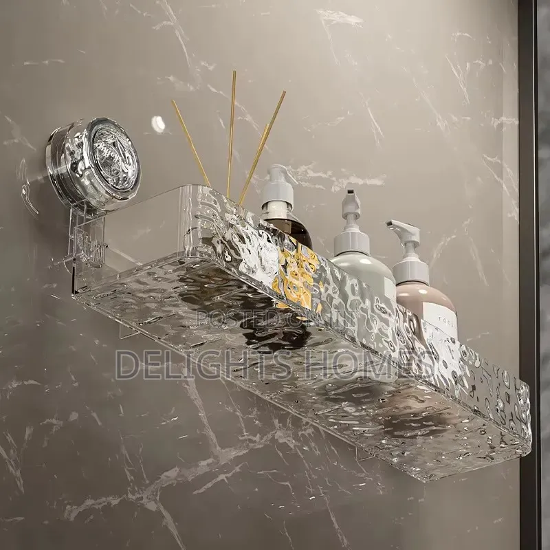 Suction Cup Bathroom Storage Rack_car