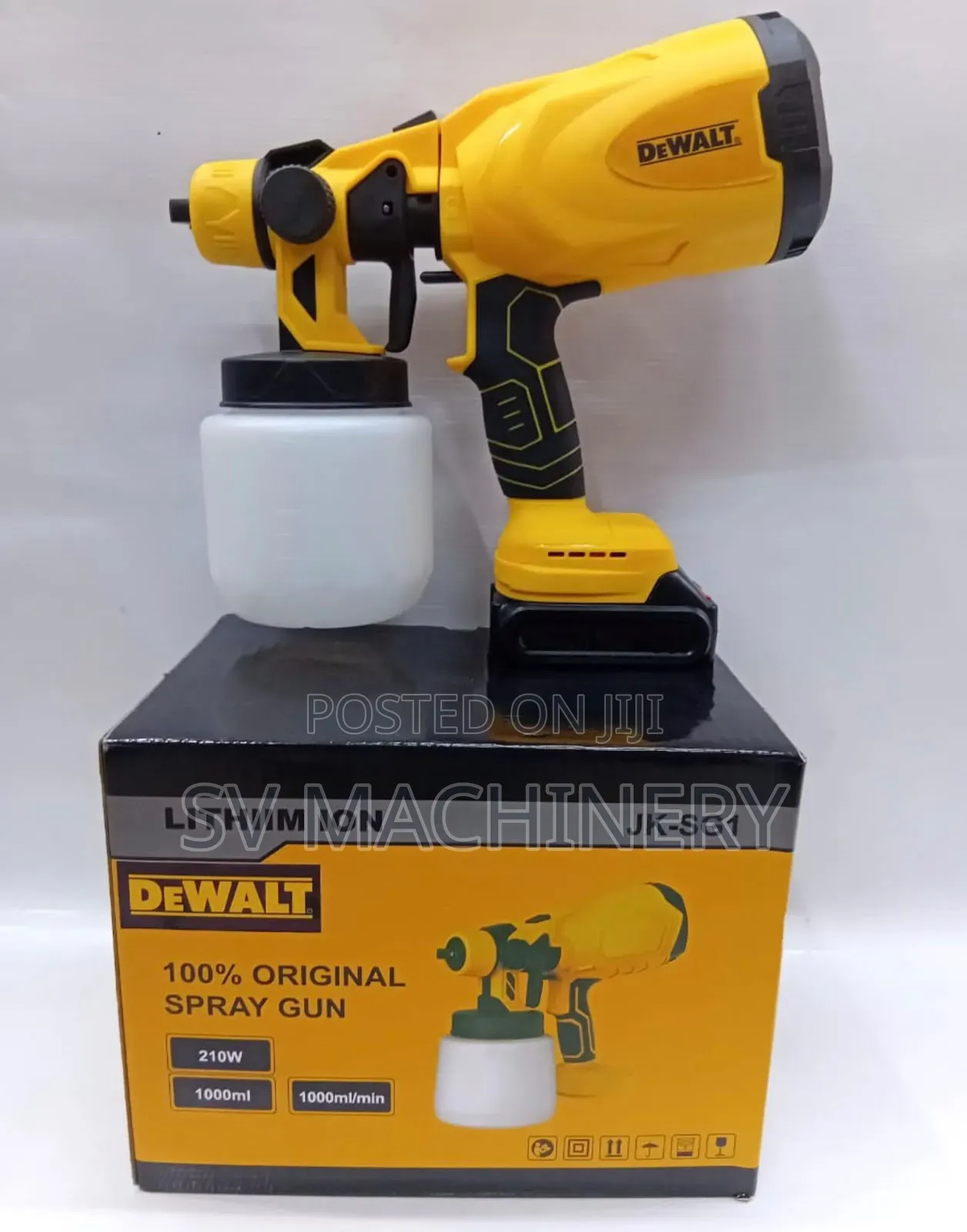Heavy Duty Dewalt Cordless Spray Gun