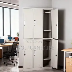 Office Cabinet; Six Locker Larger Strong Executive Office Cabinet