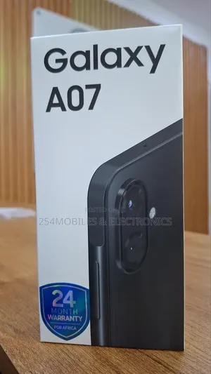 New Samsung Galaxy A07 4G 64 GB Black