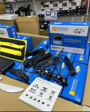 Black Assistance Parking Sensor System Kit With Ultra_sonic 4heads