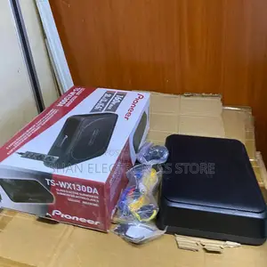 Metallic Body Pioneer Ts-Wx130ea Flat Active Subwoofer Black