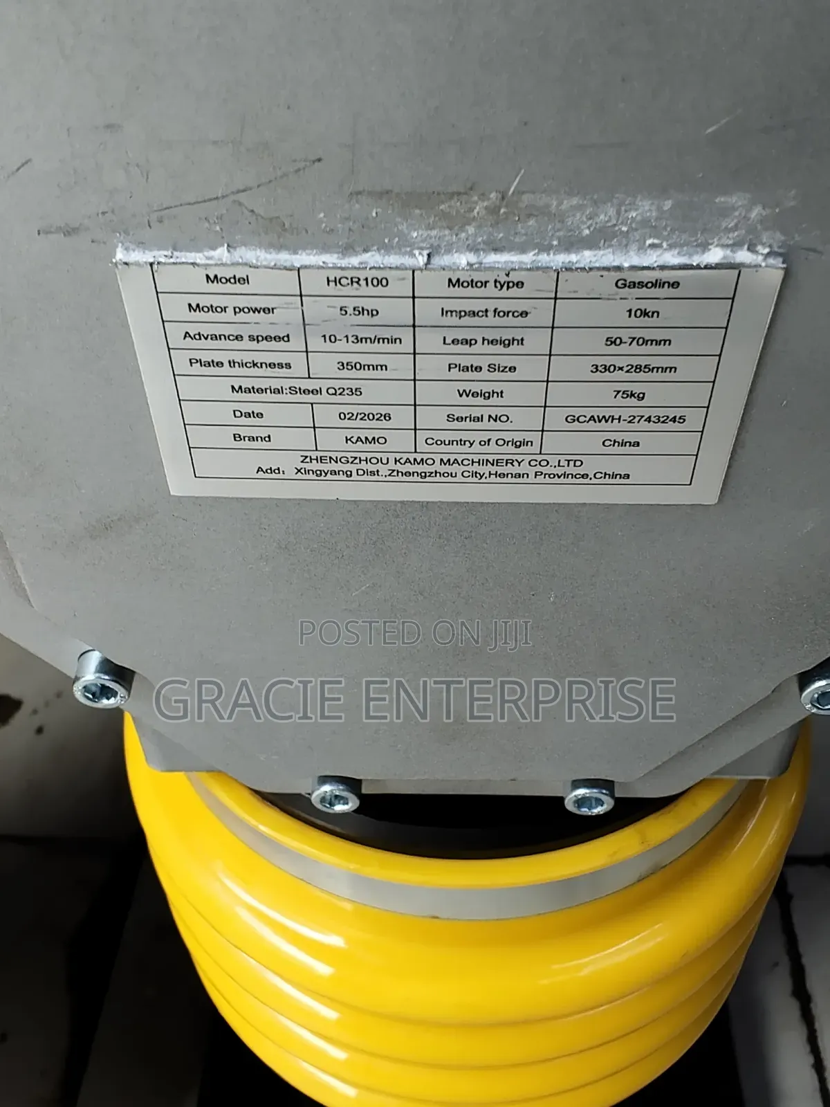 Tamping Rammer/ Kangaroo Compactor
