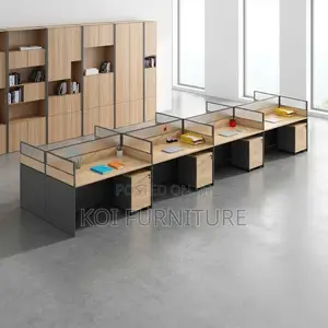 Office Workstation; Eight Users MDF Made Office Workstations