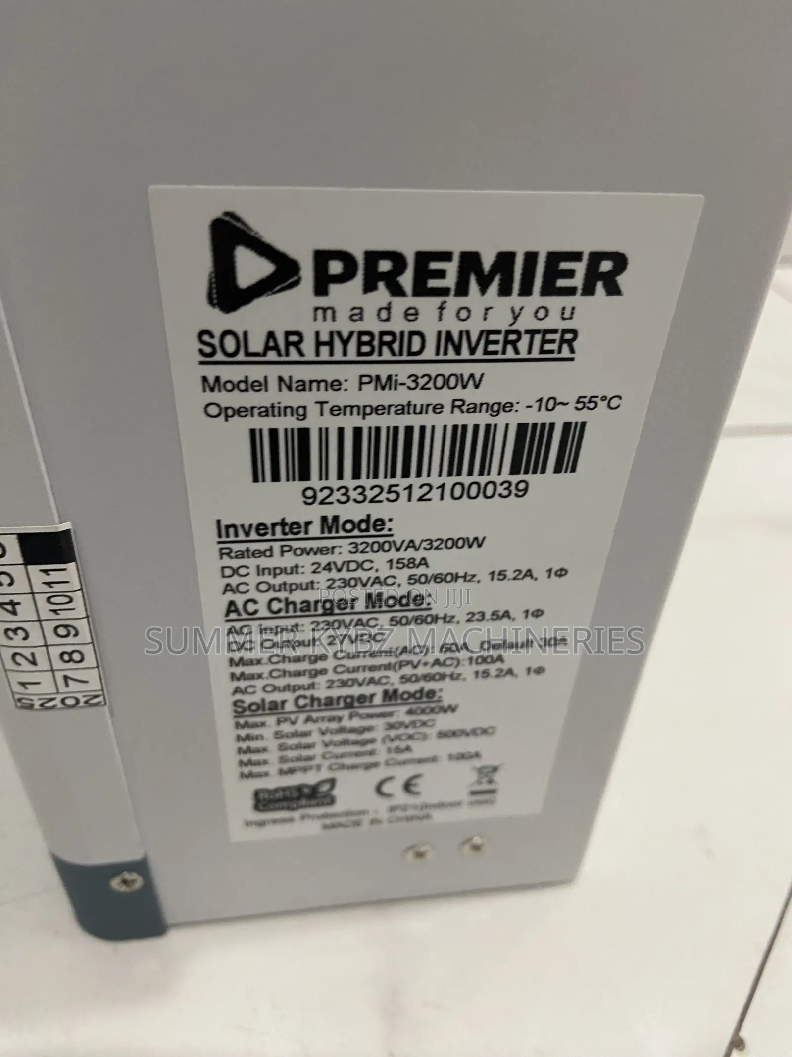 Premier 3.2kw Solar Inverter