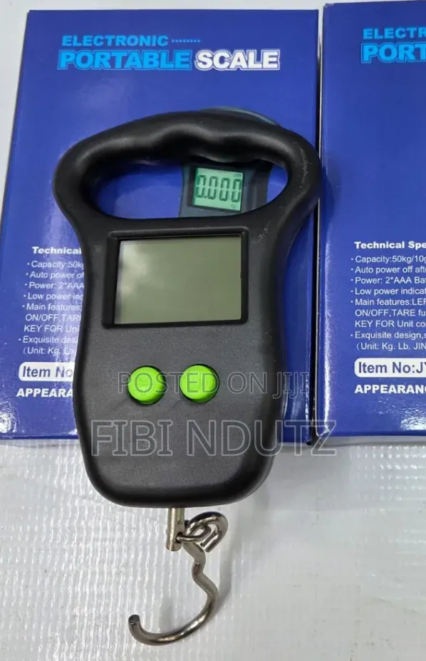 Electric Hand Weighing Scale/Black Portable Scale