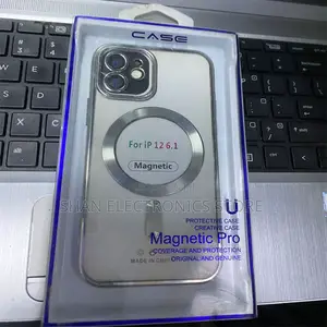 iPhone 12 6.1 Inch Ultra Slim Clear Electroplated Magnetic Case