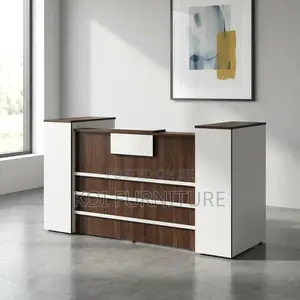Office Desk : 1.8m Modern Office Contemporary Reception Desk