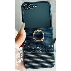 Carbon Magsafe Hinge Ring Case for Samsung Galaxy Z Flip 5 5g