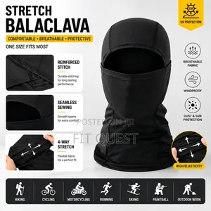 Stretch Balaclava Face Mask Breathable Windproof Riding Hood