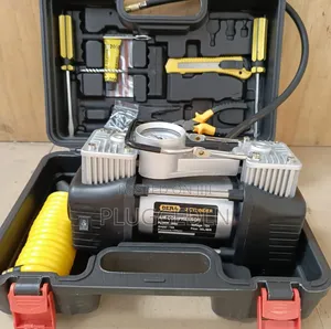 Dera 2 Cylinder Portable Air Compressor .