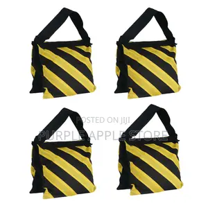 Yellow Black Striped Sandbag For Light Stands