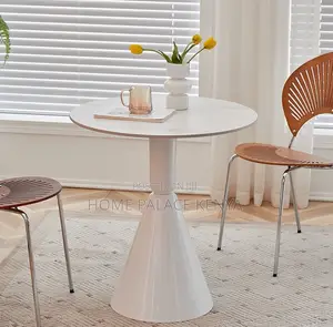 Round Table: Round Coworking Table With Pedestal Base