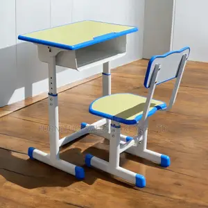 Kids Adjustable Study Desk Chair Set