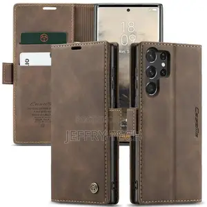 Case for Samsung Galaxy S24ultra Retro Pu Leather Wallet Card Slots Fl