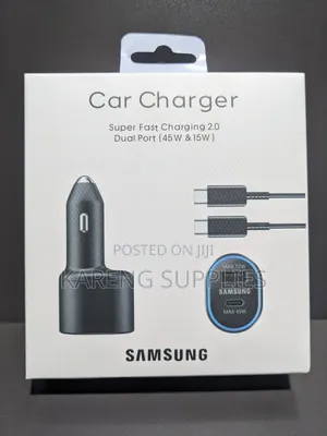 Samsung Dual Port (45w 15w) Car Charger