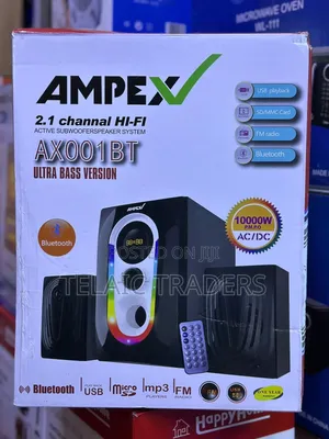 Ampex 2.1 Ax001bt Ultra Bass Version