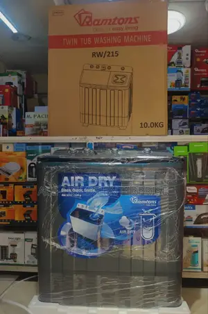 Ramtons Washing Machine Twin Tub - 10kg With Air Dryer Rw/215