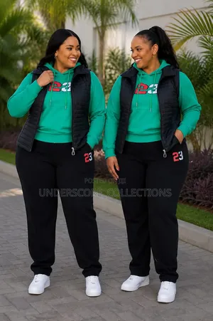 Ladies High Quality Three in One Longsleeved Tshirt Tracksuit