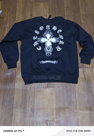 Quality Casual Round Neck Chrome Hearts Sweater Shirts Available