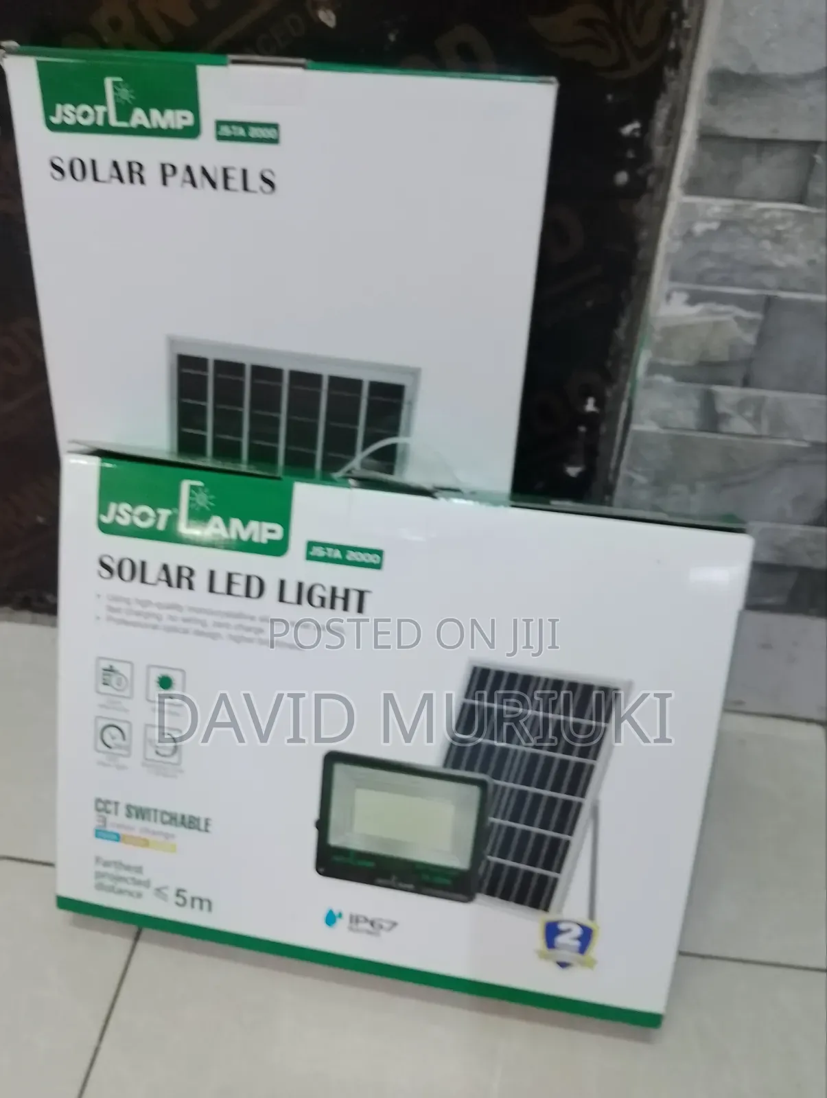 Tg 2000w Solar Floodlight With Remote Control High-Brightness Led
