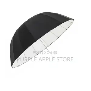 105cm Parabolic Deep Reflective Umbrella White Interior