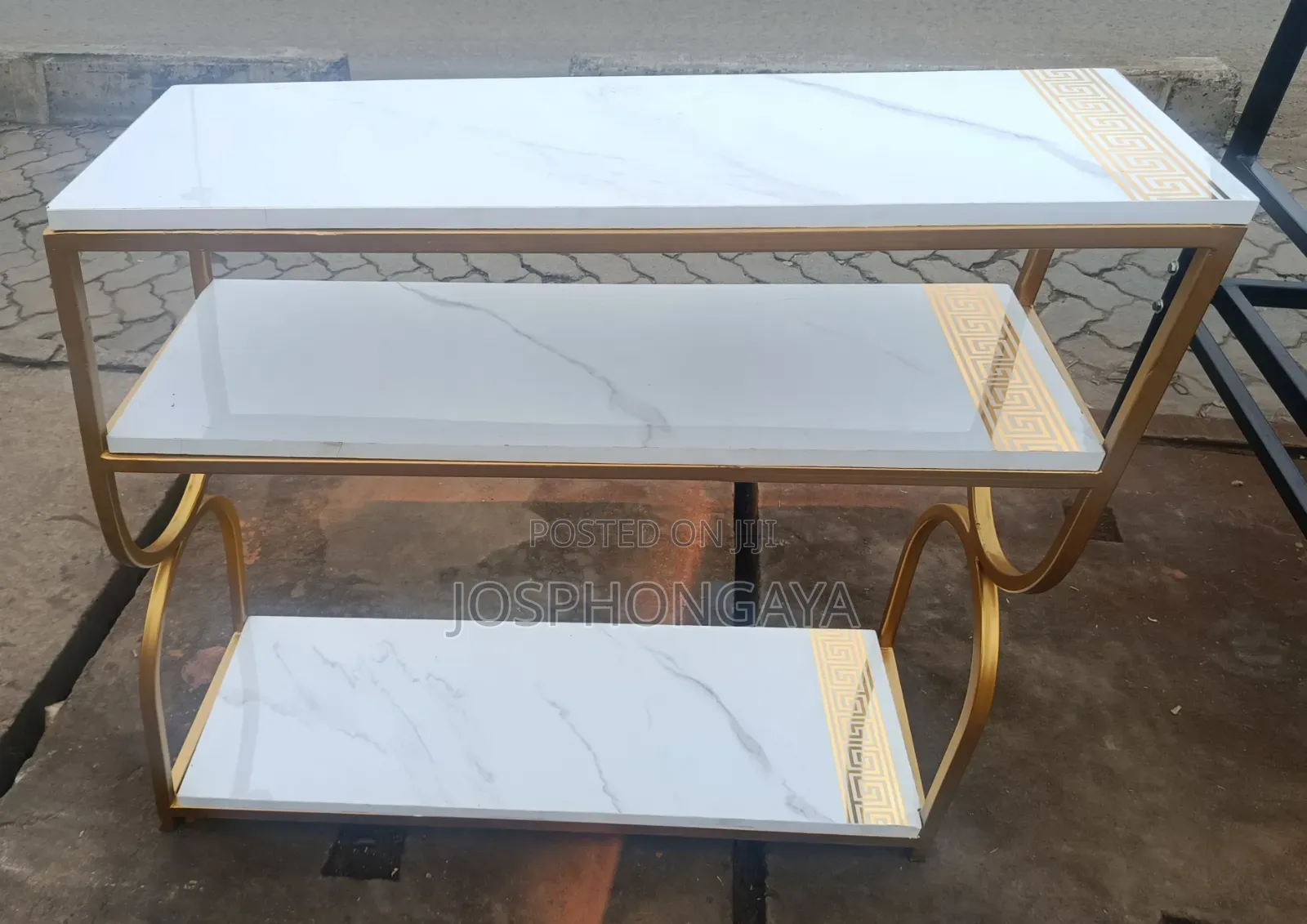 Console Table Three Shelf for Sale