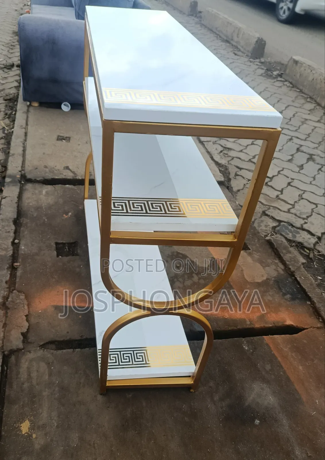 Console Table Three Shelf for Sale