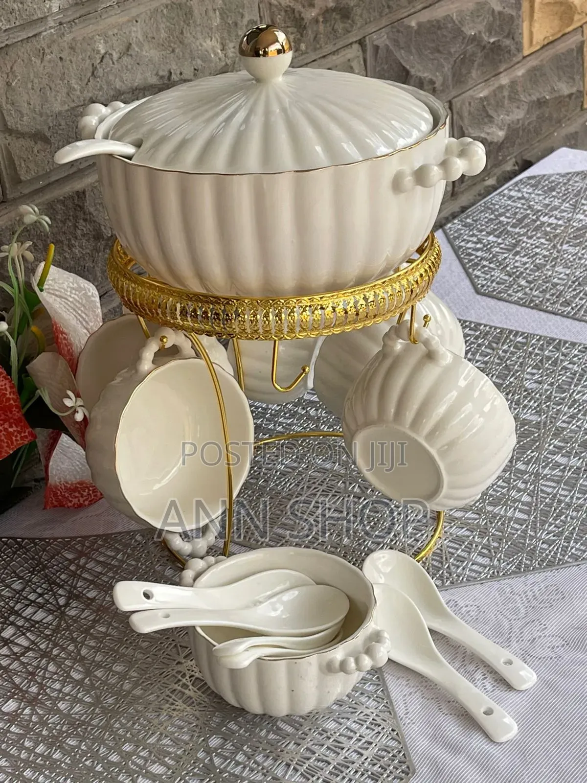 Ceramic Soup Set
