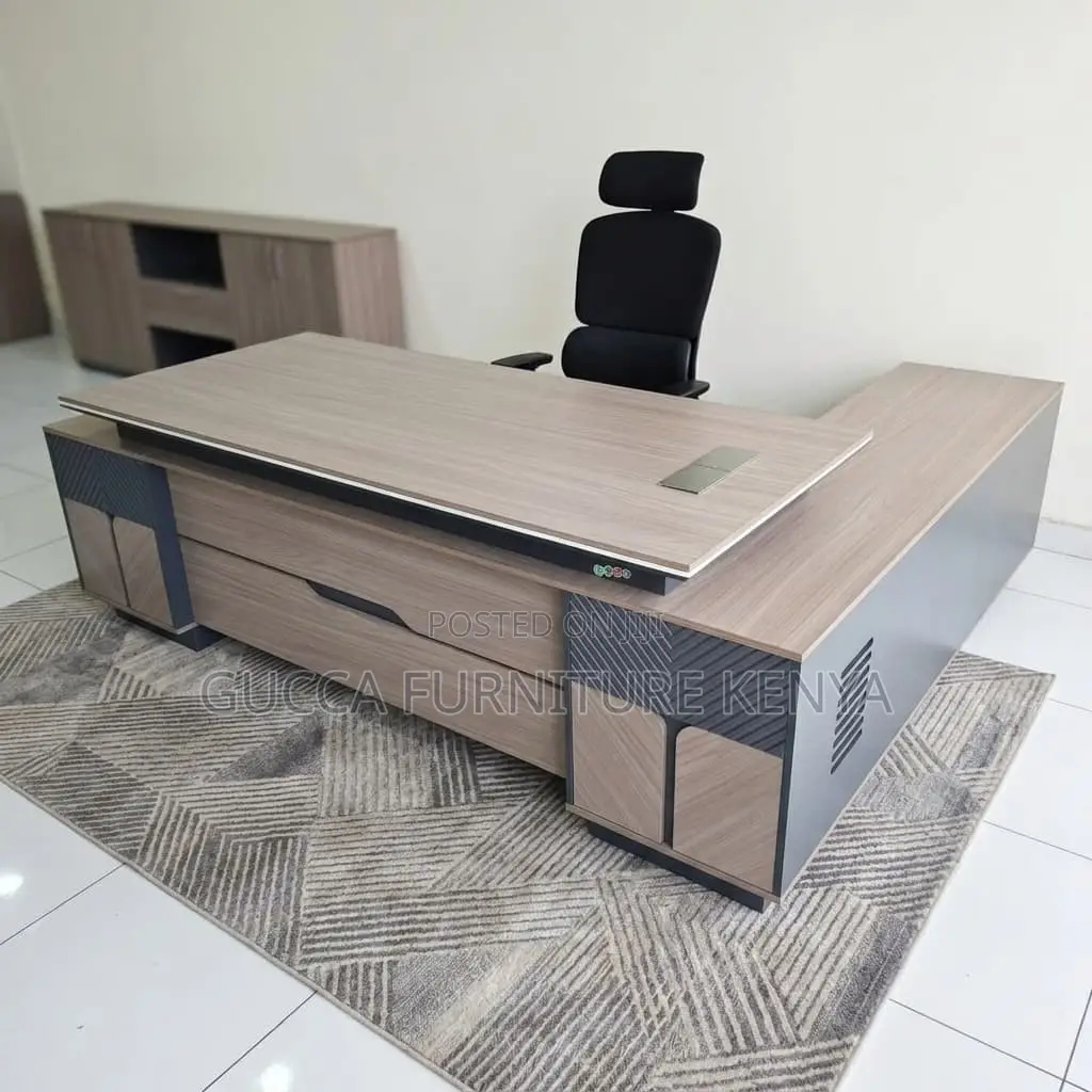 240cm L-Shaped Executive Table.