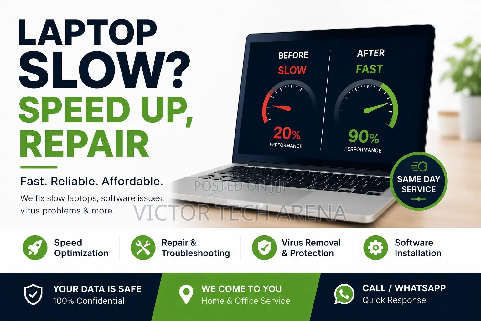 Laptop Slow? Speed Up, Repair Windows Installation