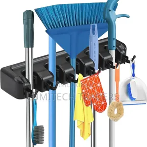 Broom Organiser With 5 Slots