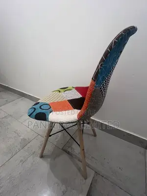 Modern Patchwork Dining Chair –Multicolor Fabric Chair