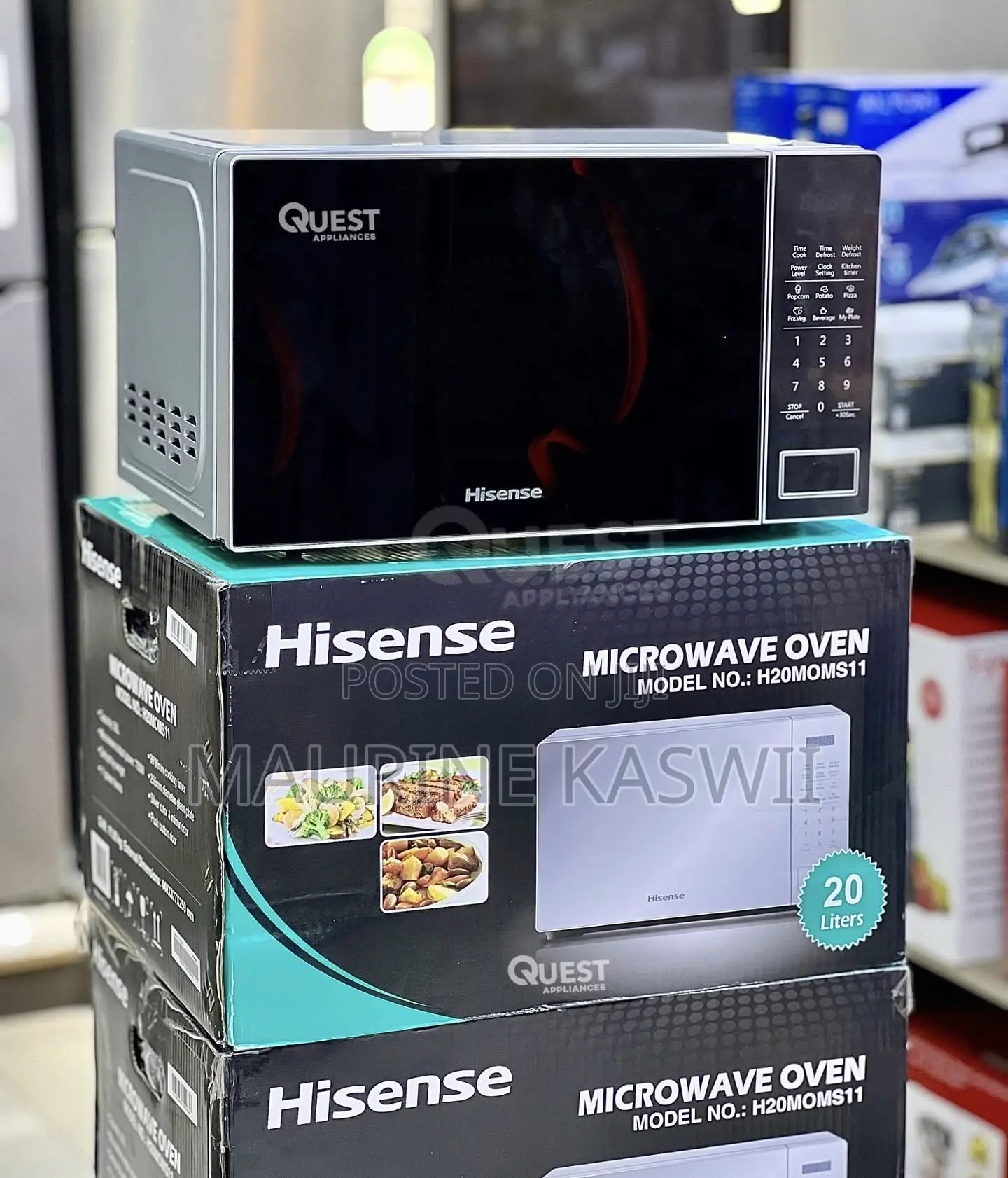 Hisense Silver Microwave 20 L -Silver