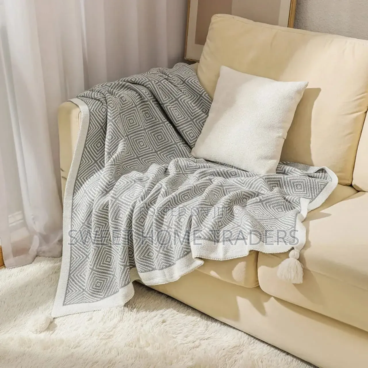 Throw Blankets With Pendant/Tassels*