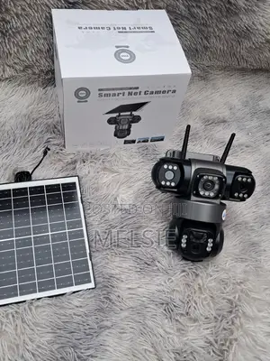 Triple Lens Solar 4g PTZ Security Camera Outdoor