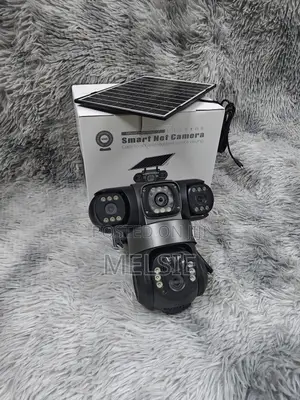 4g Triple Lens Solar Powered CCTV Wireless PTZ Camera