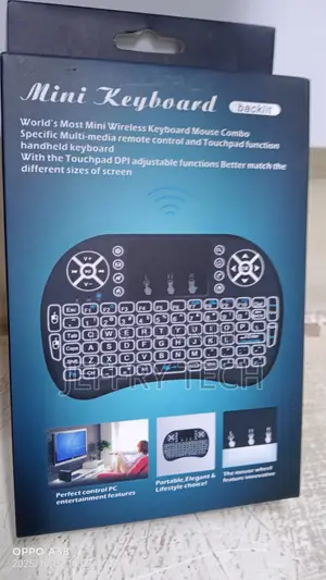 I8 Wireless Usb Portable Touchpad Keyboard (Mini, Black)